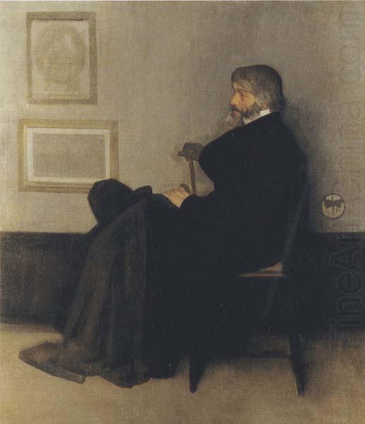 Sir William Orpen Portrait of Thomas Carlyle china oil painting image
